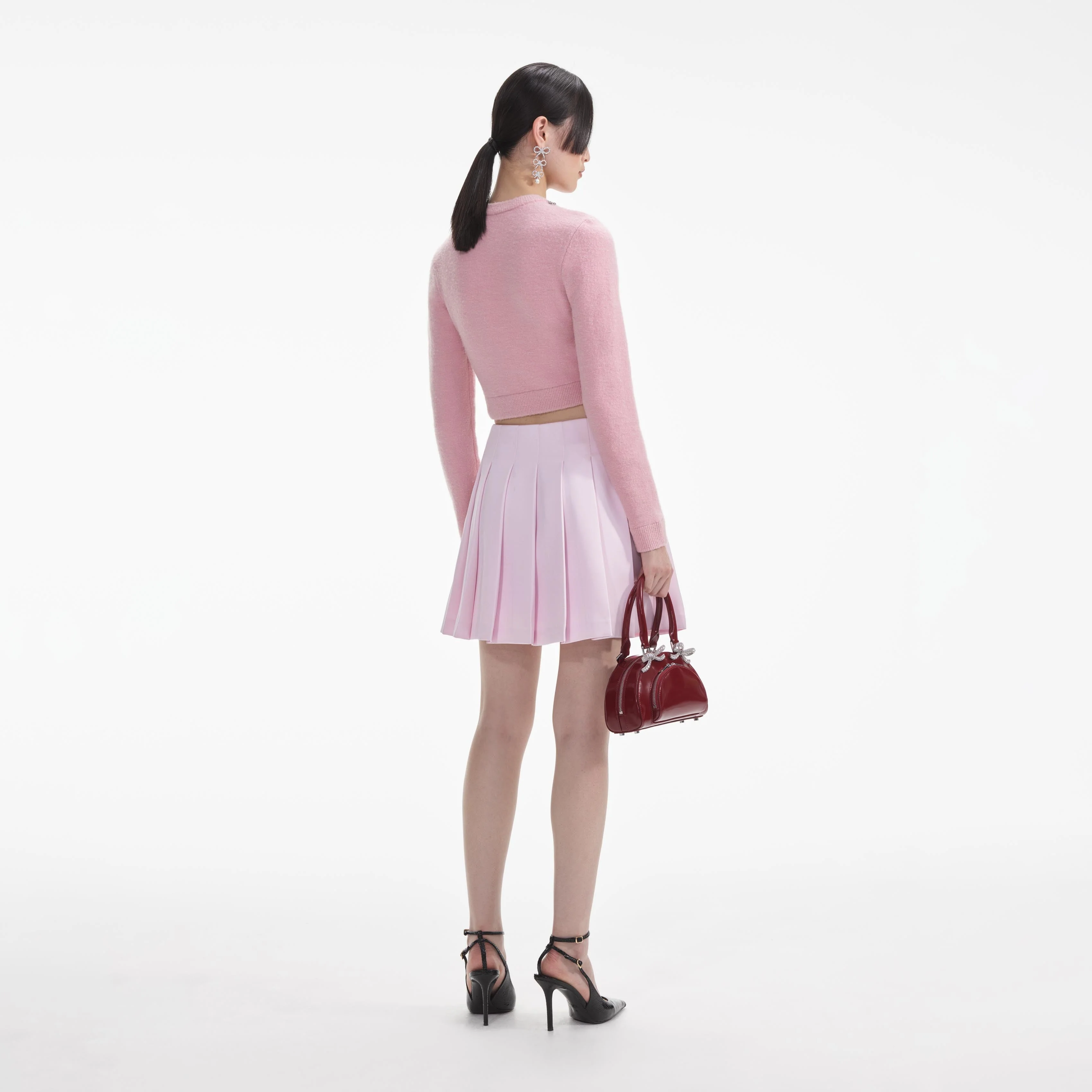 Pink Embellished Cardigan - Image 3