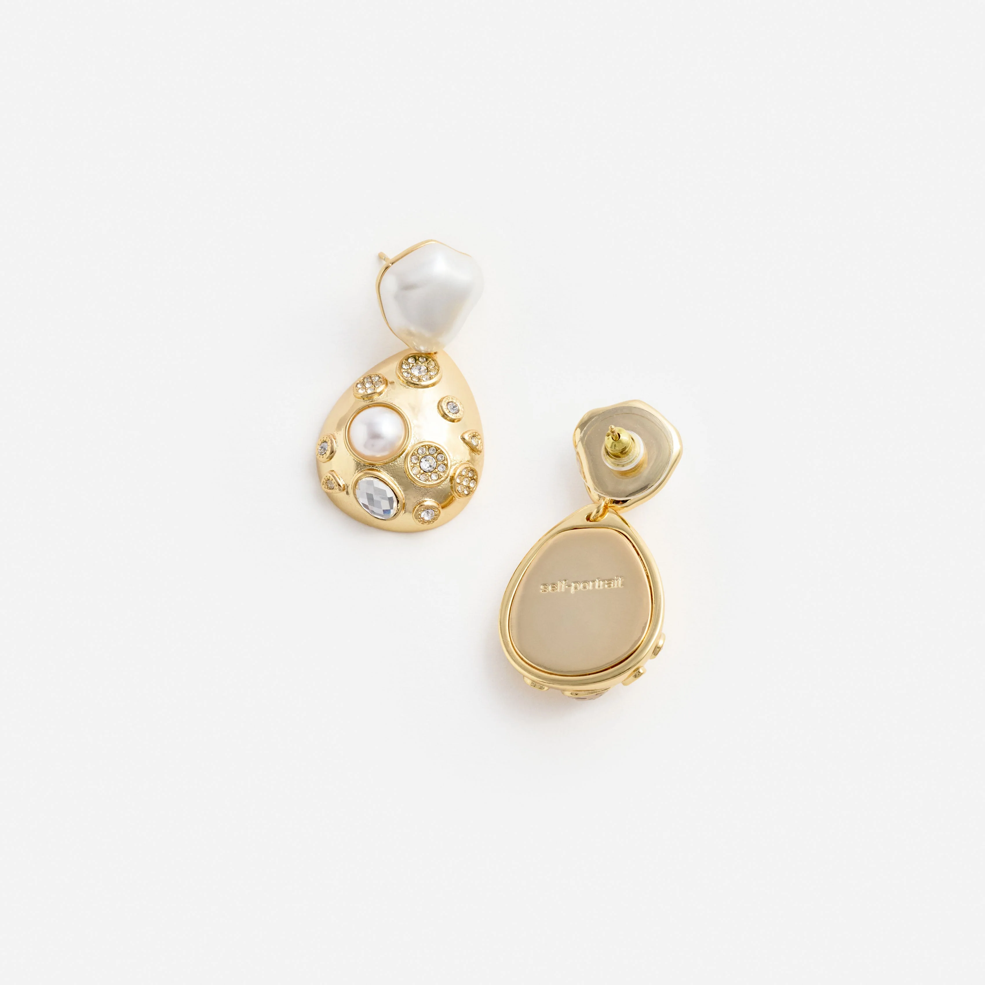 Gold Pearl Earring - Image 3