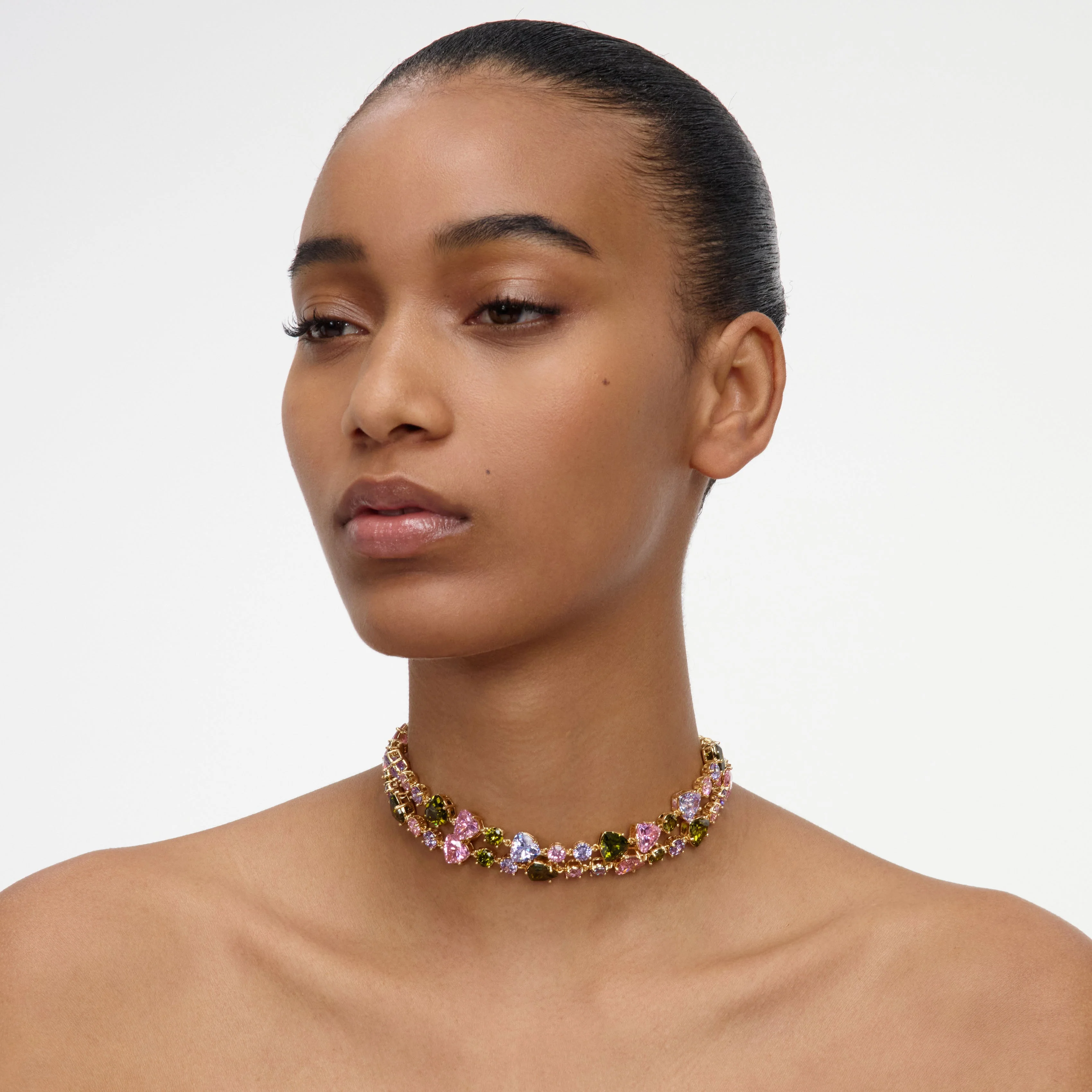 Multi Crystal Necklace - Image 2