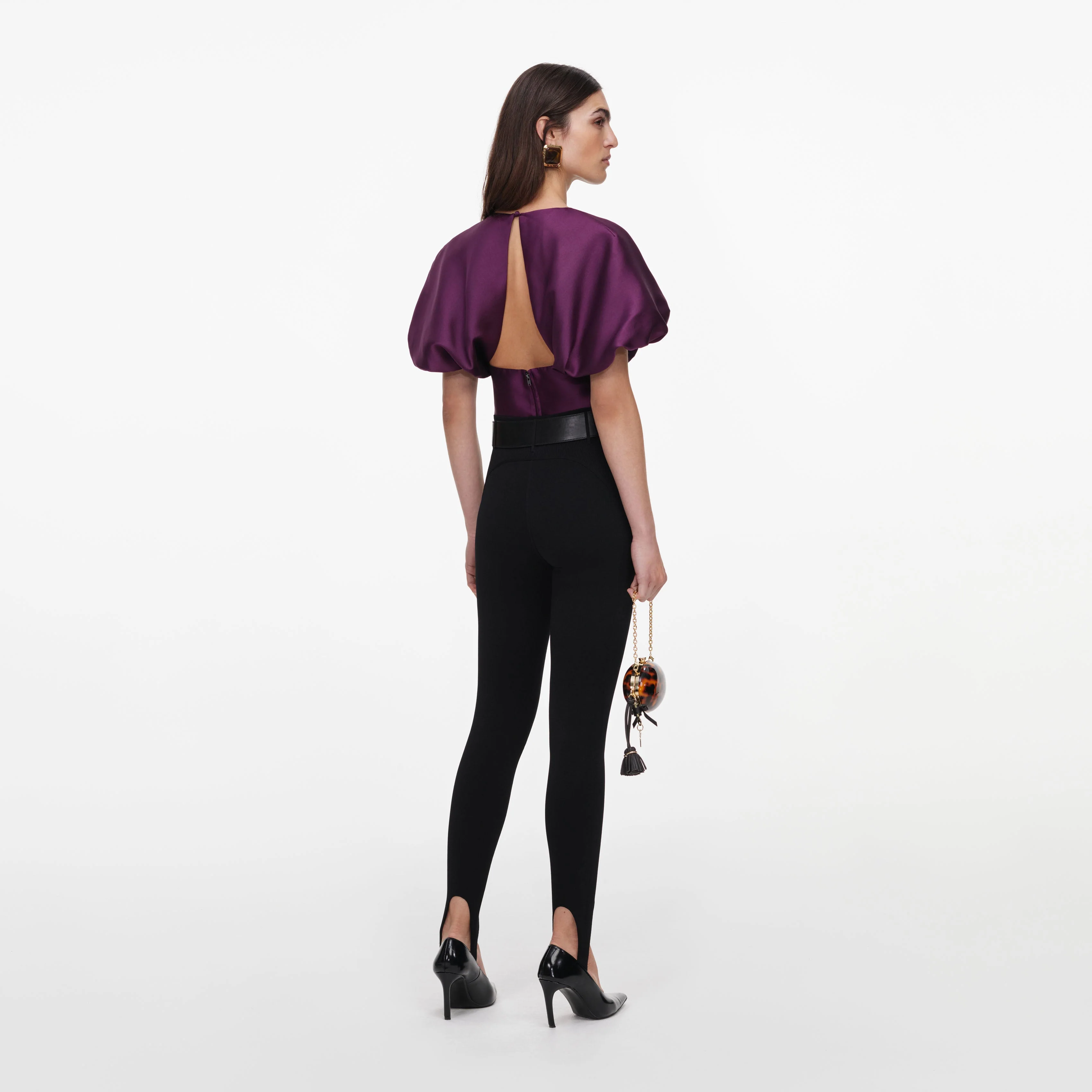 Purple Taffeta Top - Image 3
