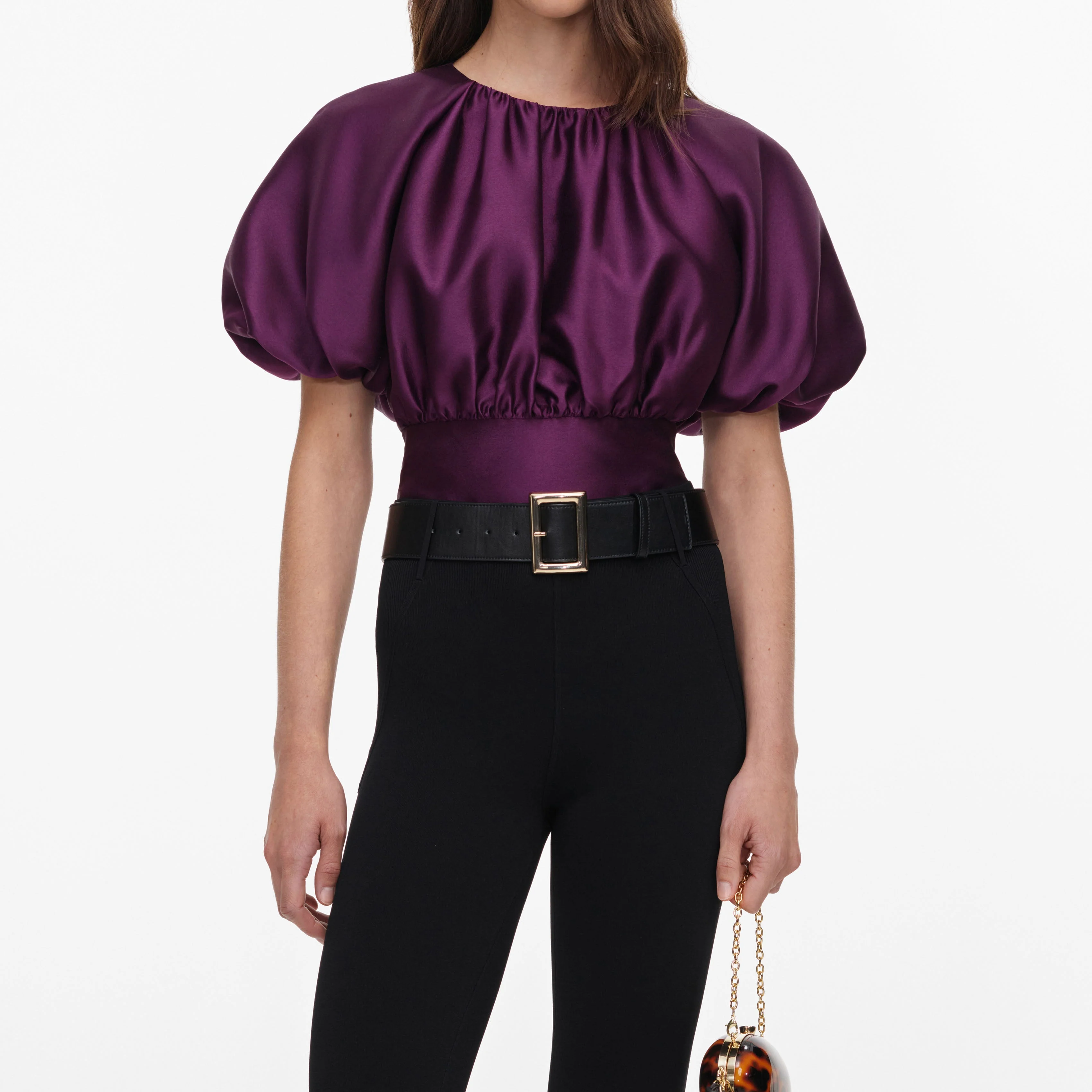 Purple Taffeta Top - Image 4