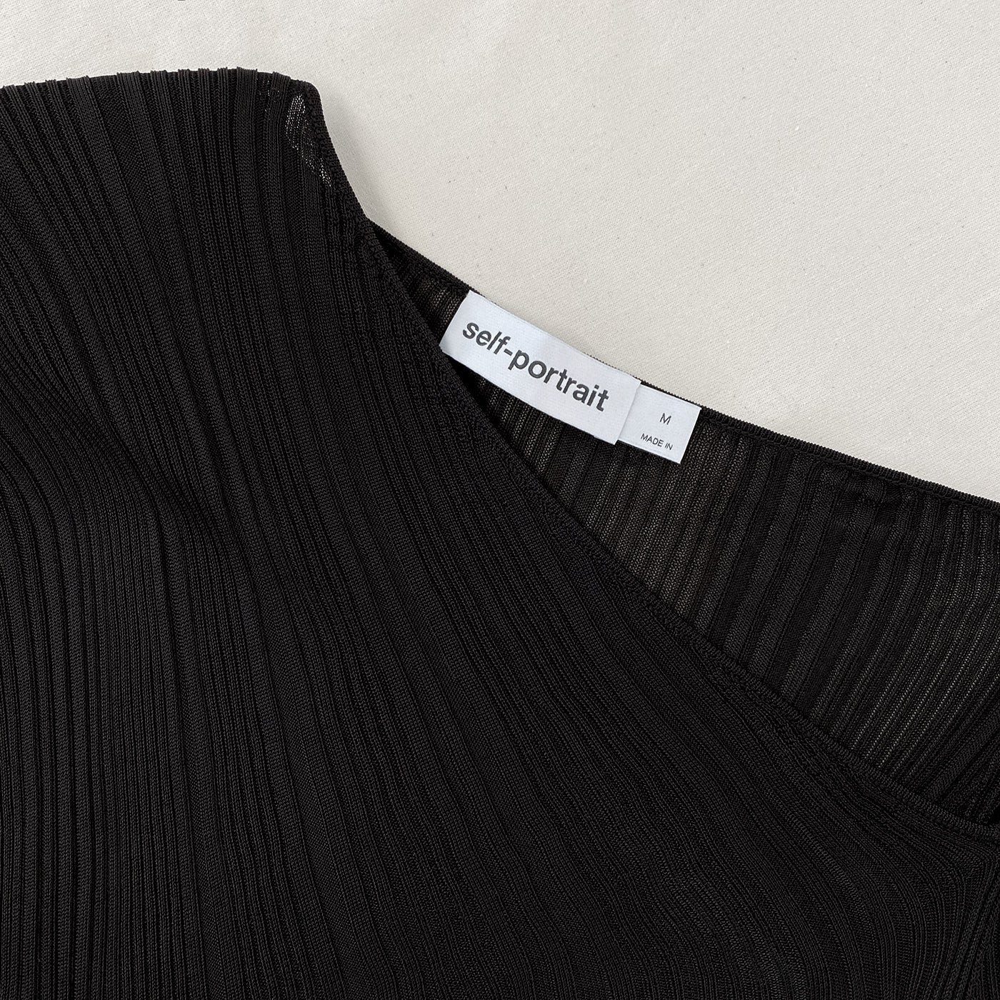 Black Knit Midi Dress - Image 4