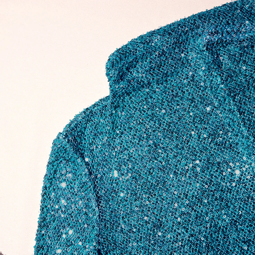Blue Beaded Maxi Dress - Image 4