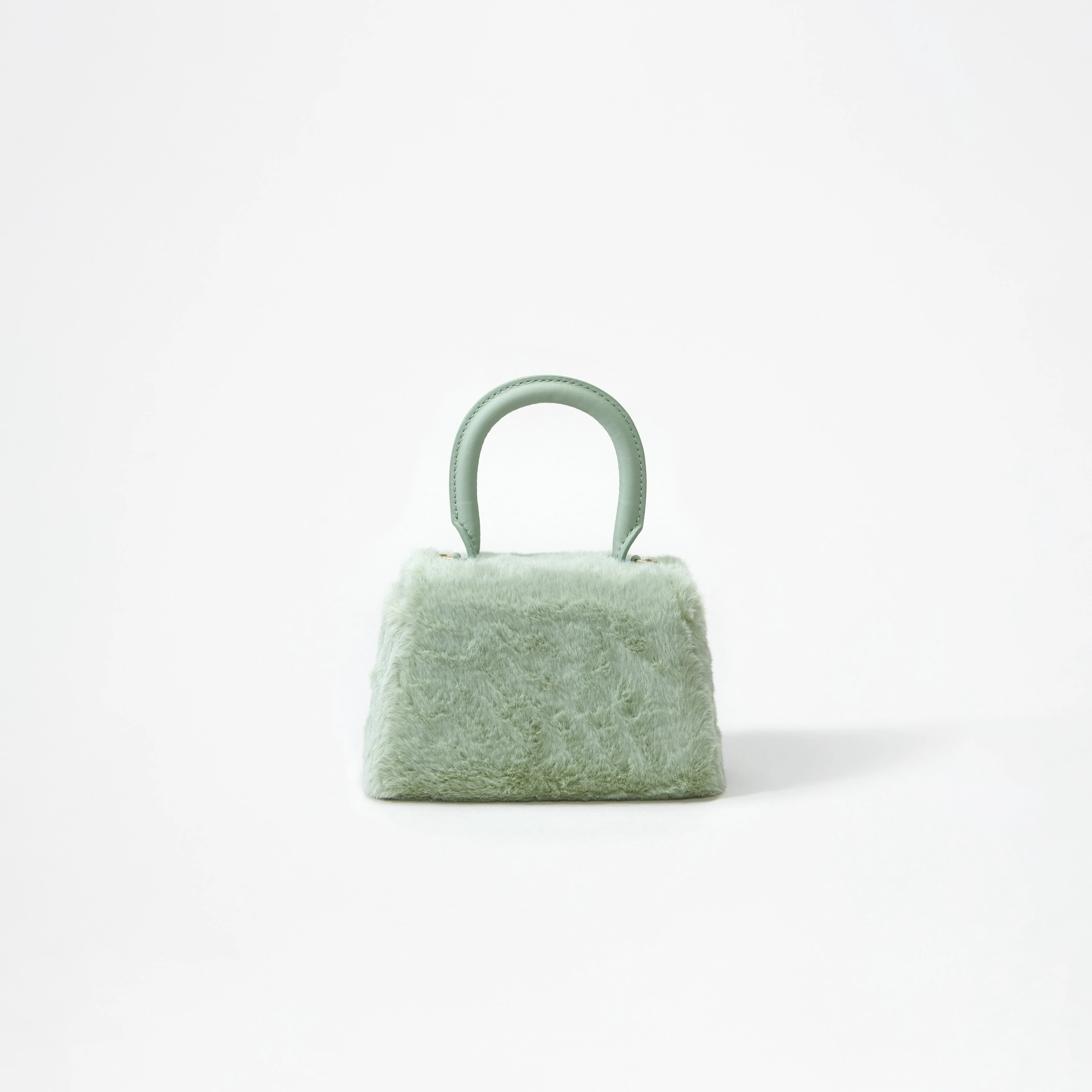 Green Fluffy Bow Micro Bag - Image 3