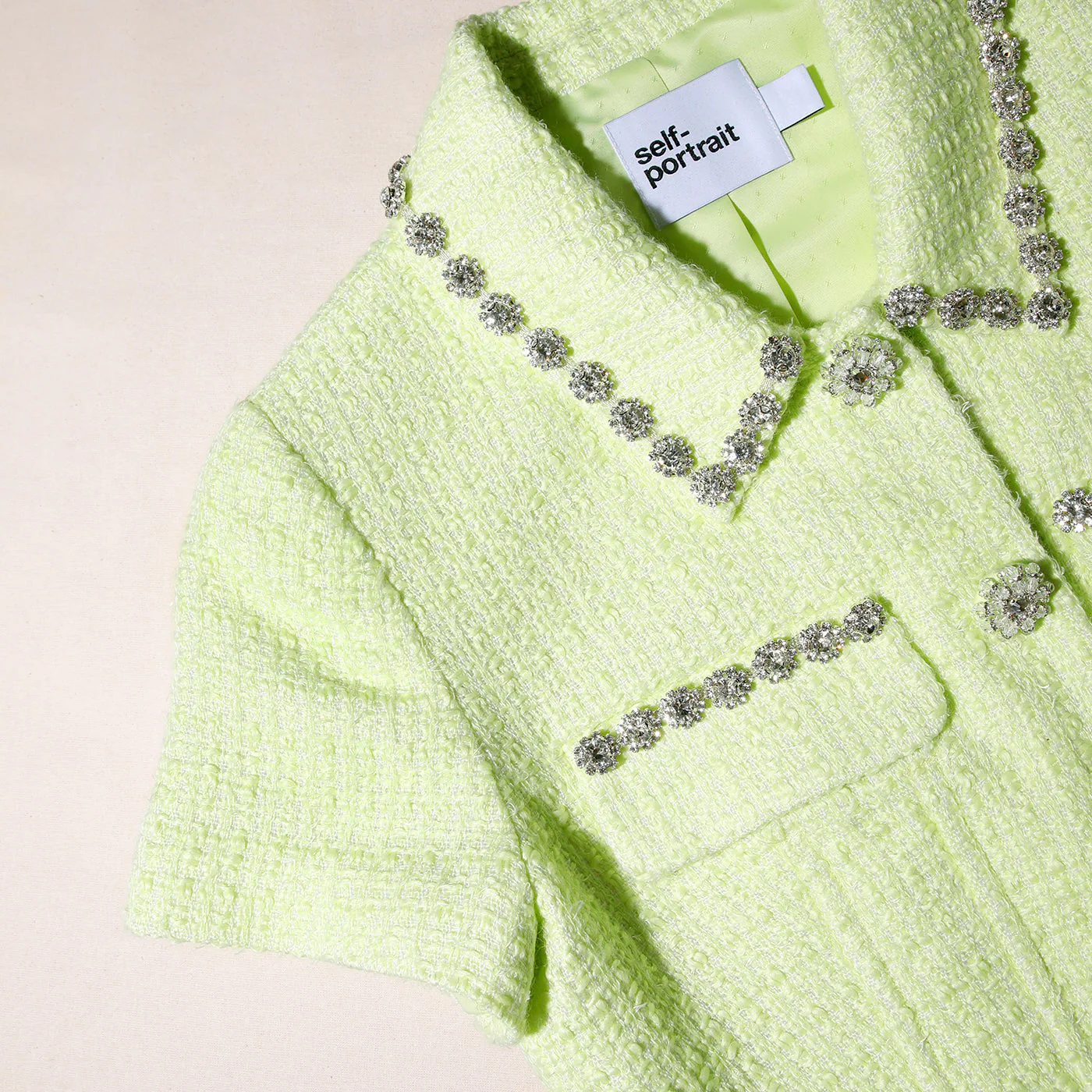 Lime Boucle Top - Image 4