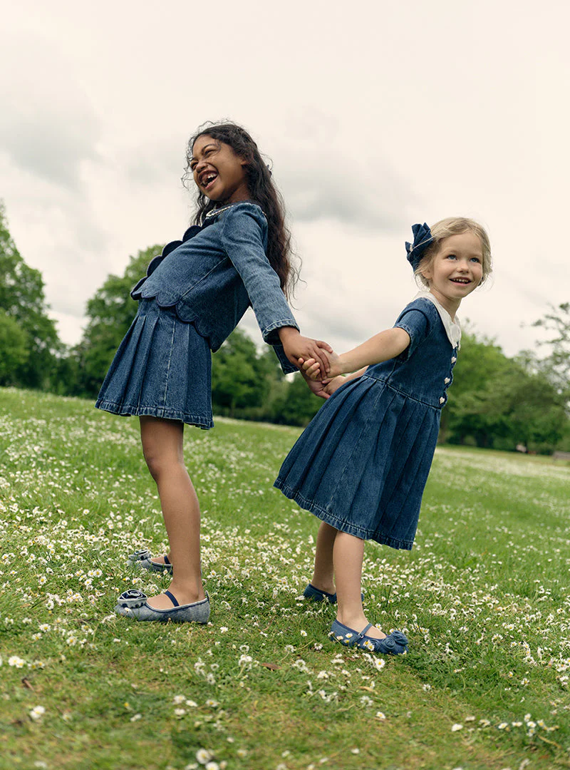 Blue Denim Mini Skirt - Image 4