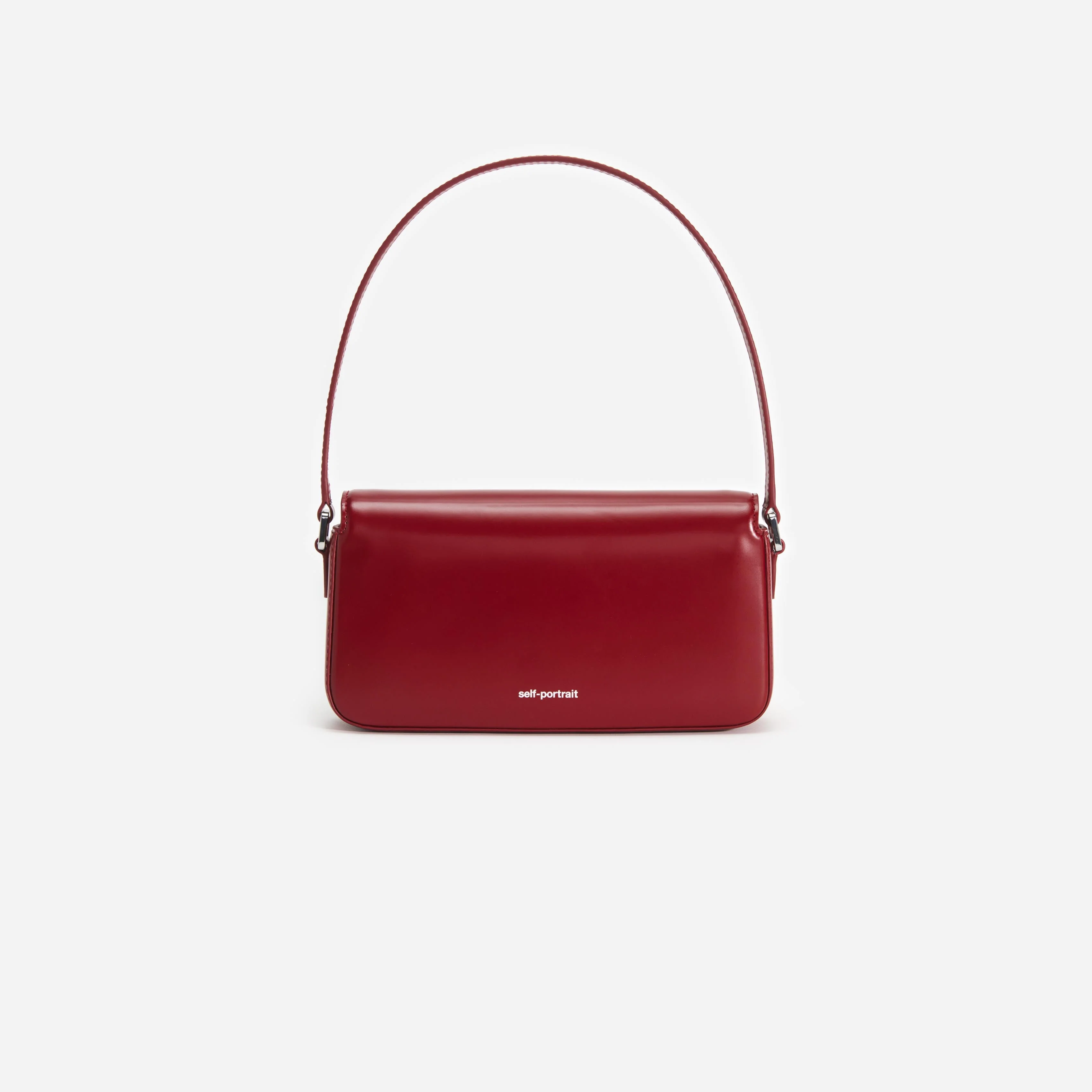 Burgundy Leather Shoulder Bag - Image 3
