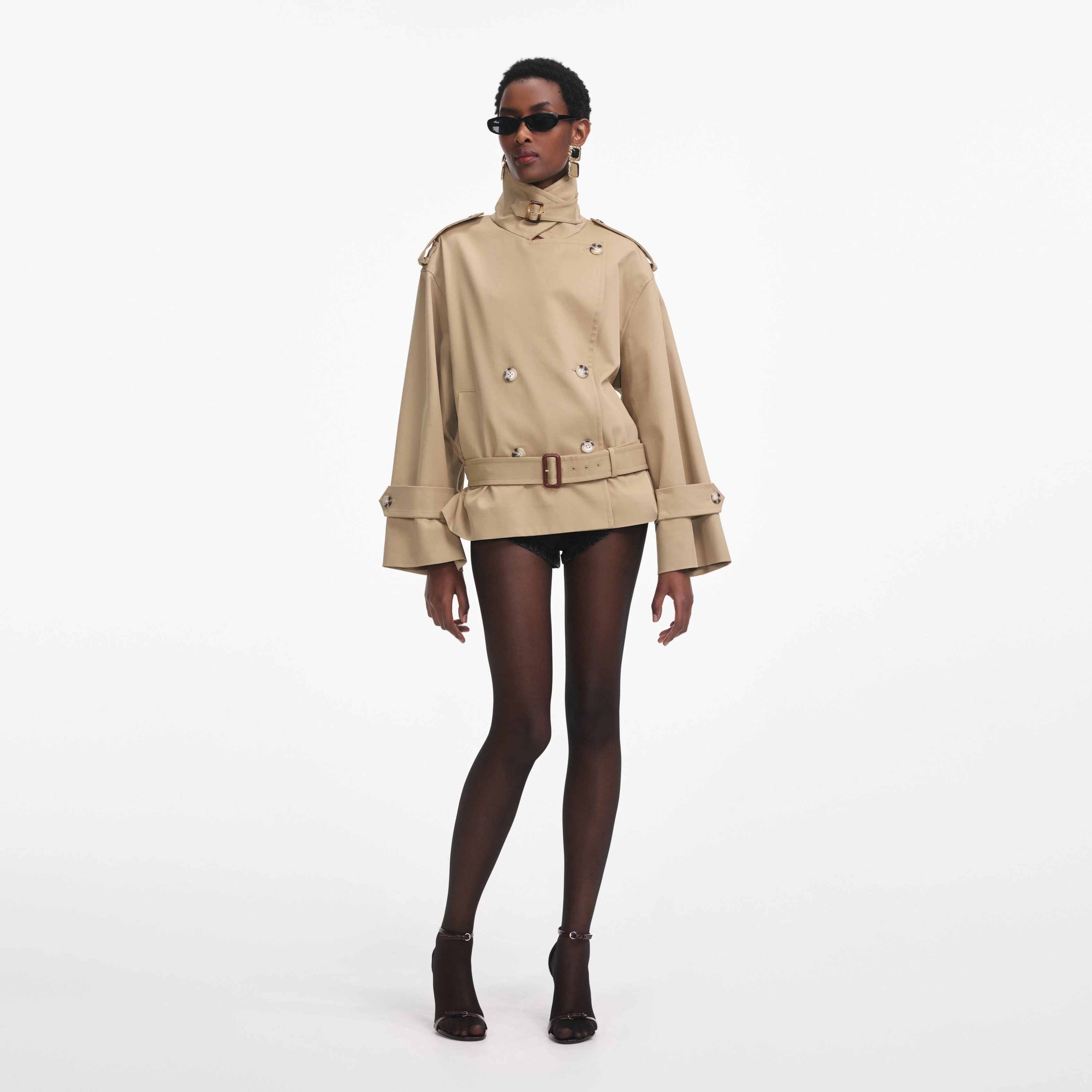 Beige Trench Jacket - Image 5