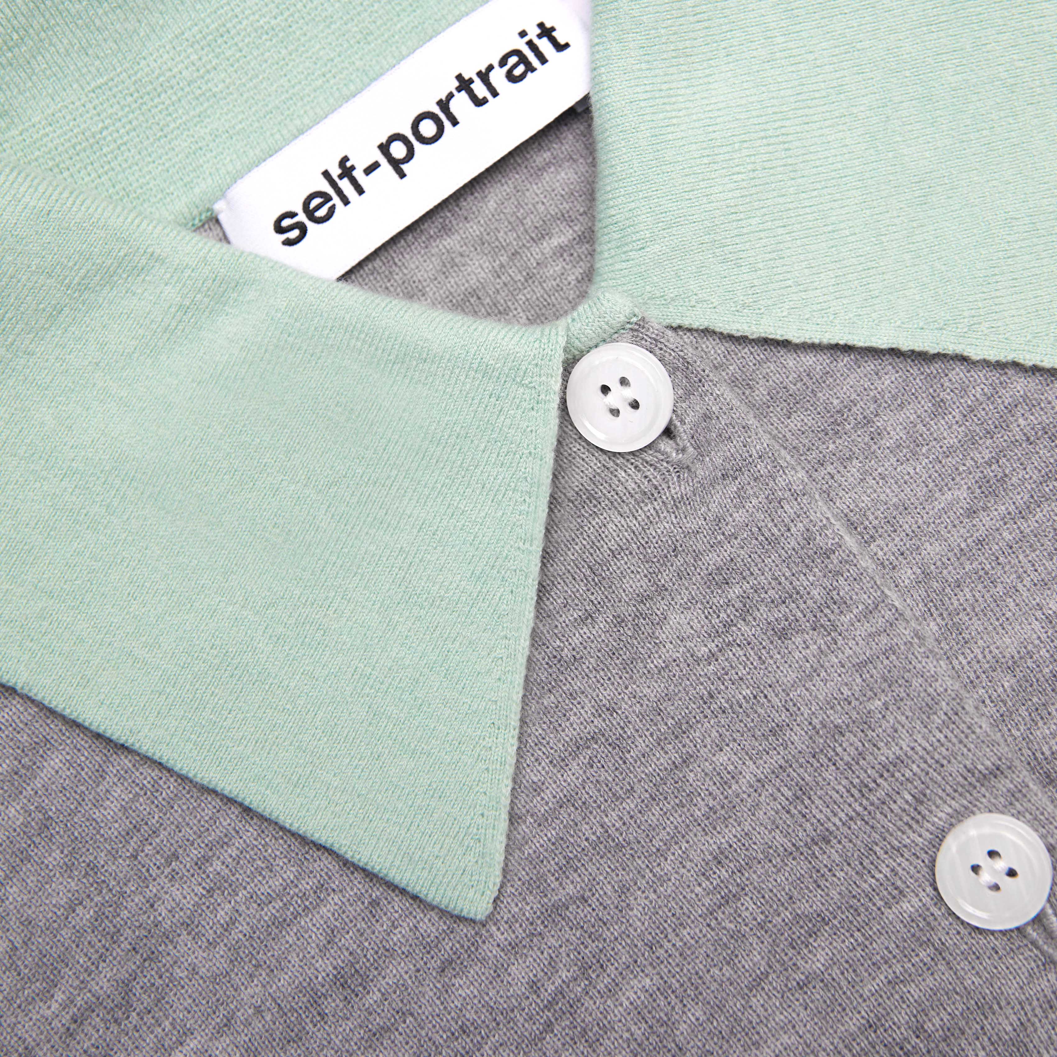 Grey Merino Wool Cardigan - Image 5
