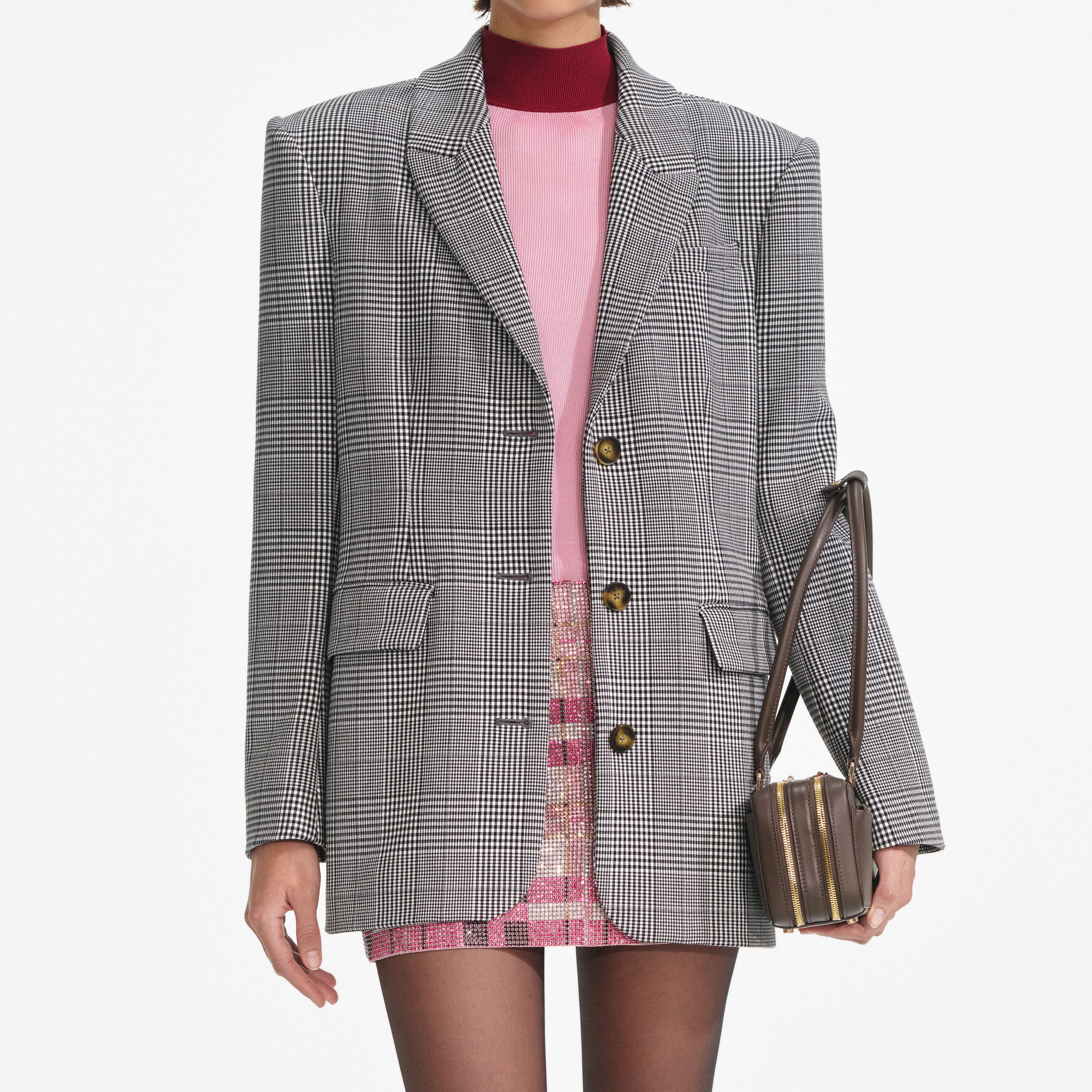 Prince Of Wales Check Blazer - Image 4