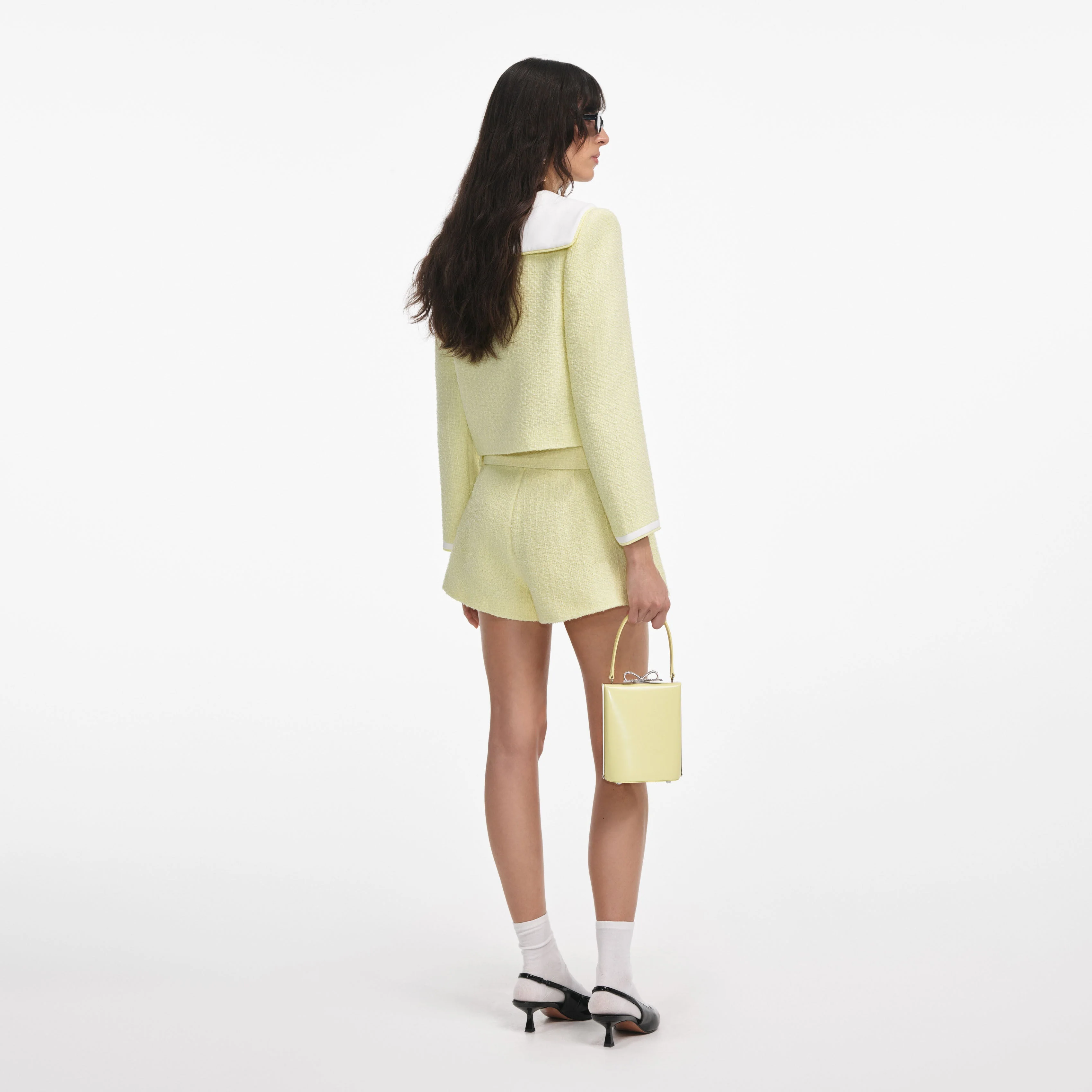 Yellow Boucle Skort - Image 3