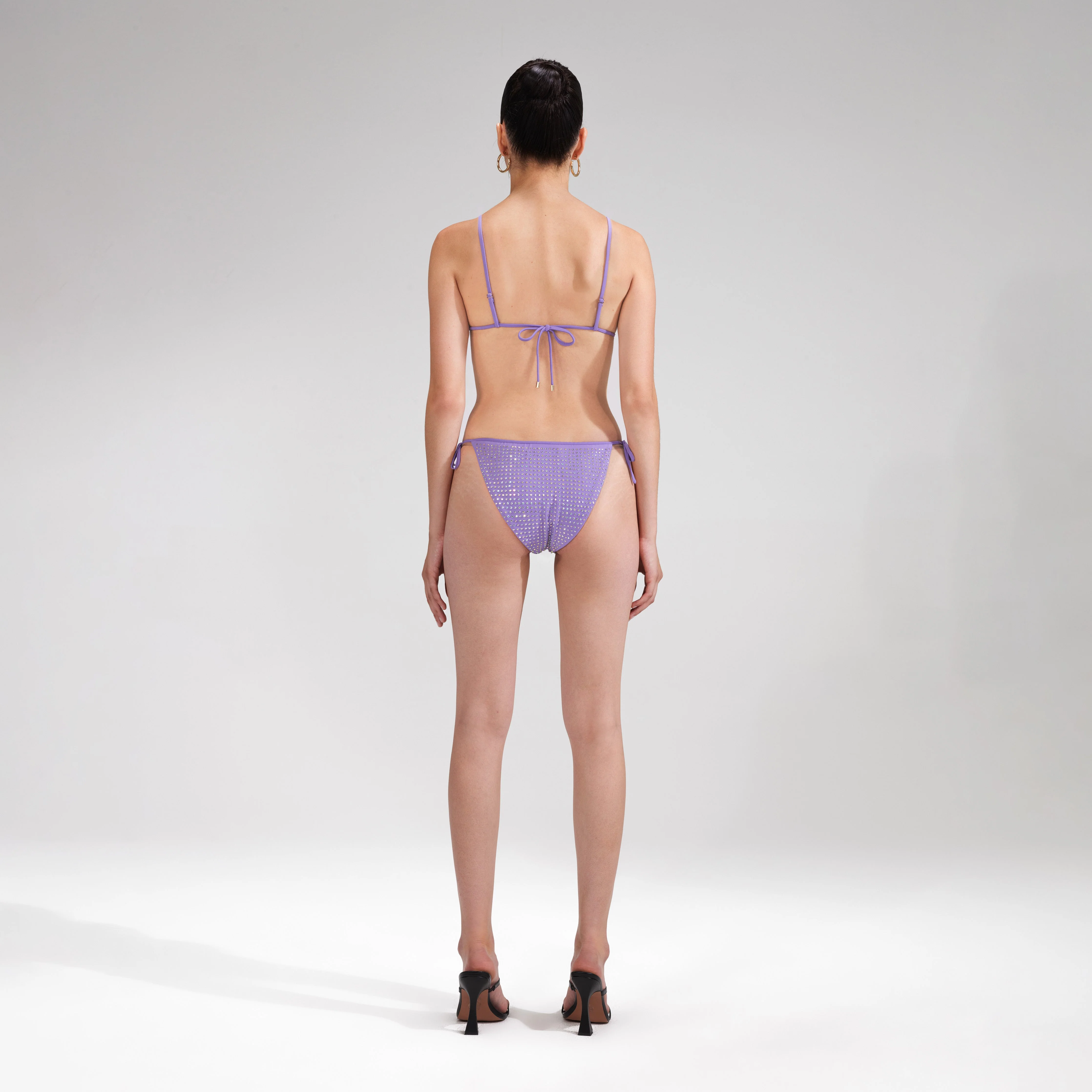 Purple Rhinestone Bikini Brief - Image 3