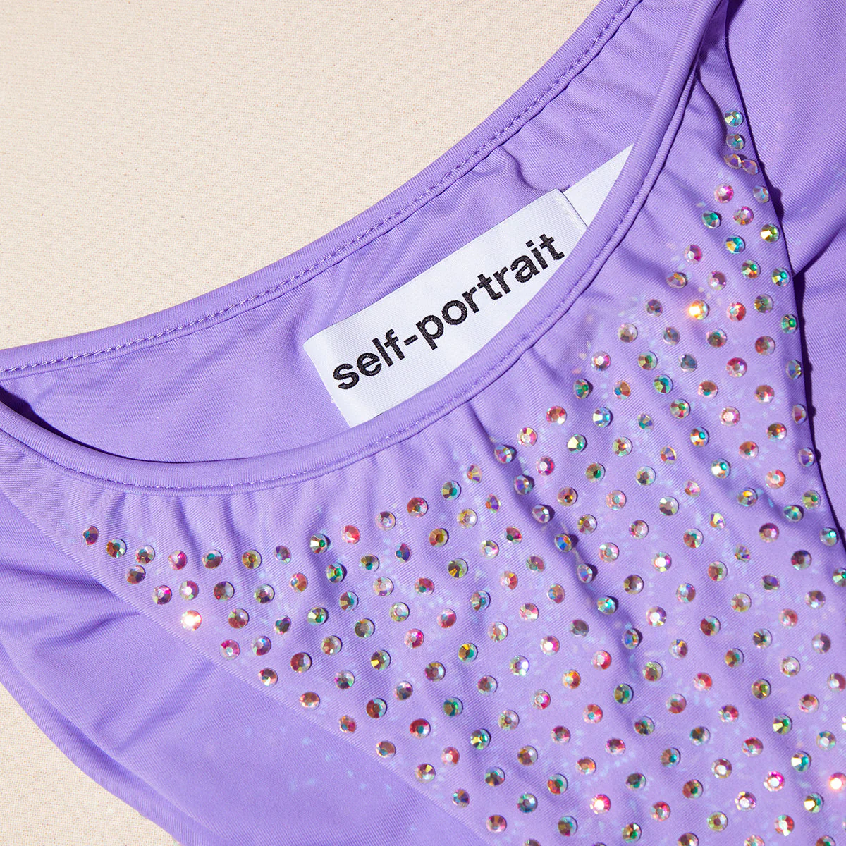 Purple Rhinestone Bikini Brief - Image 4