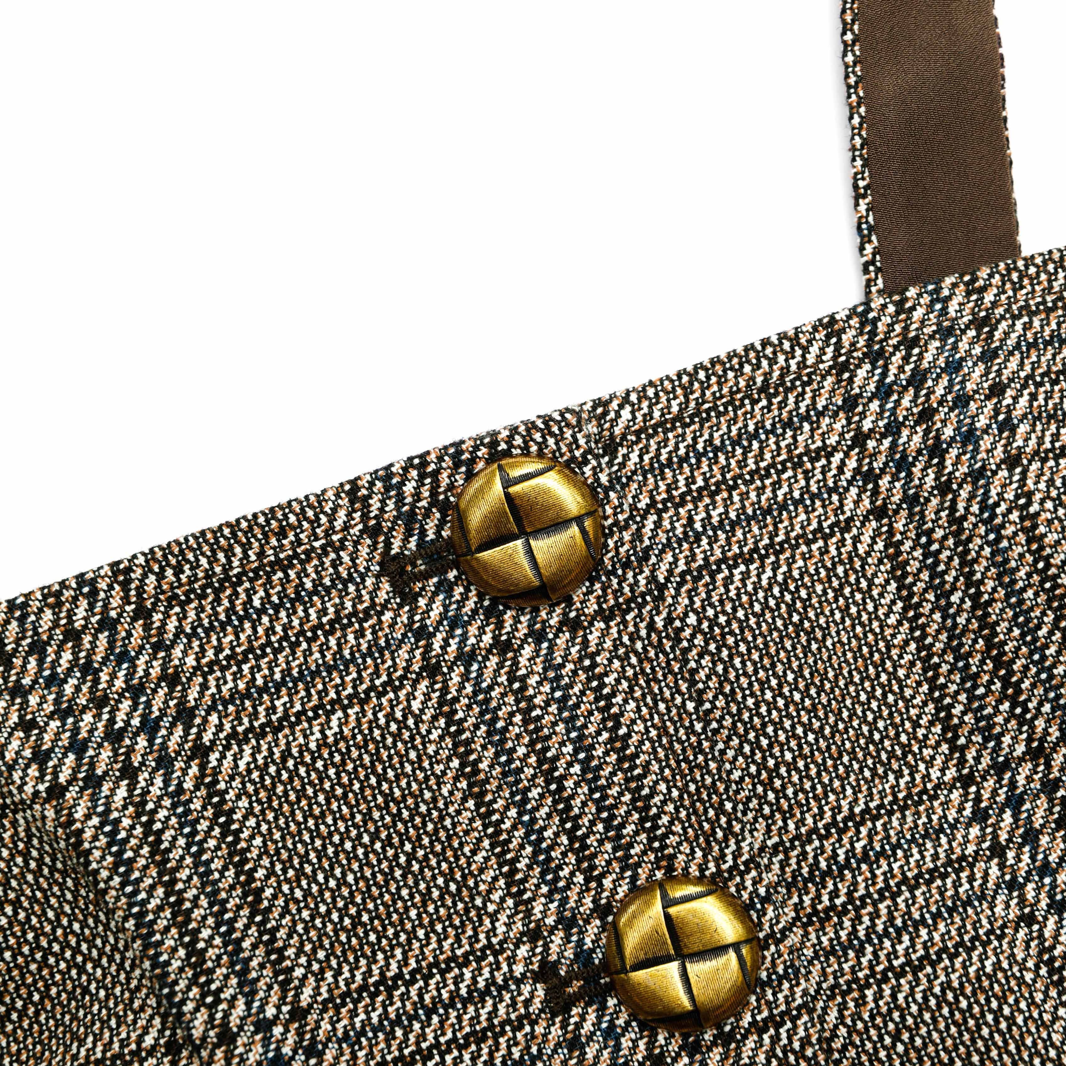 Brown Check Crop Top - Image 5