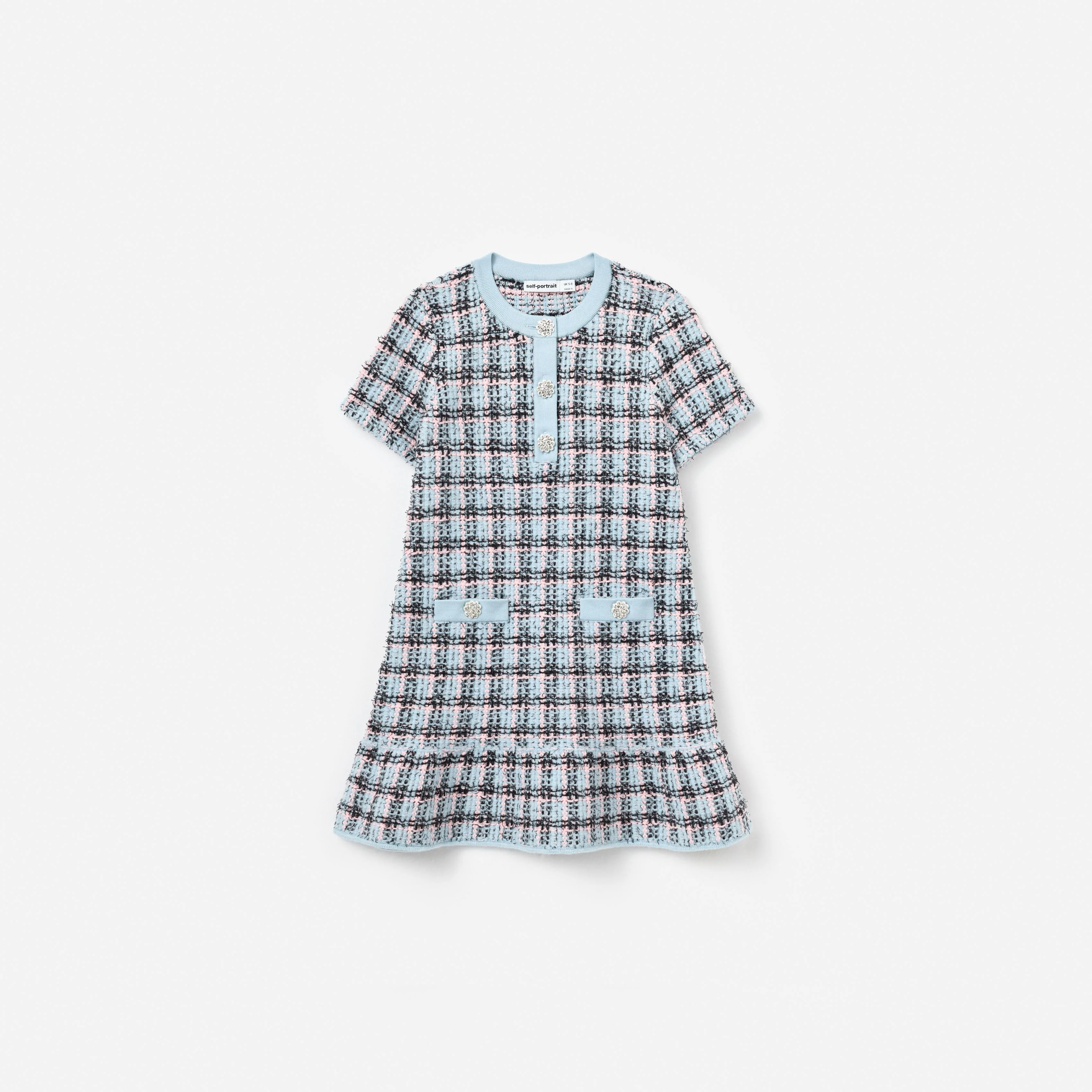 Textured Stripe Knit Dress