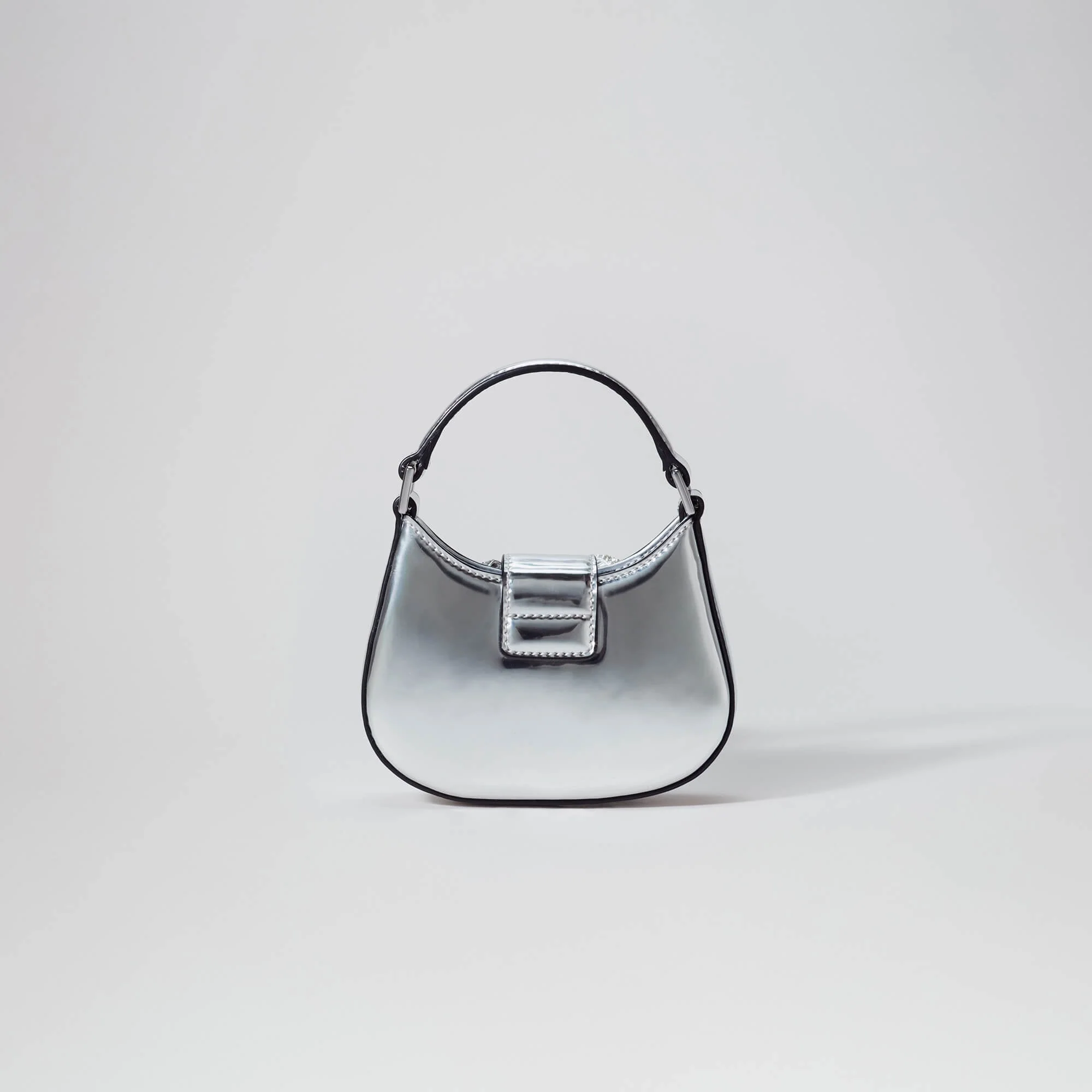 Silver Crescent Bow Micro Bag - Image 3
