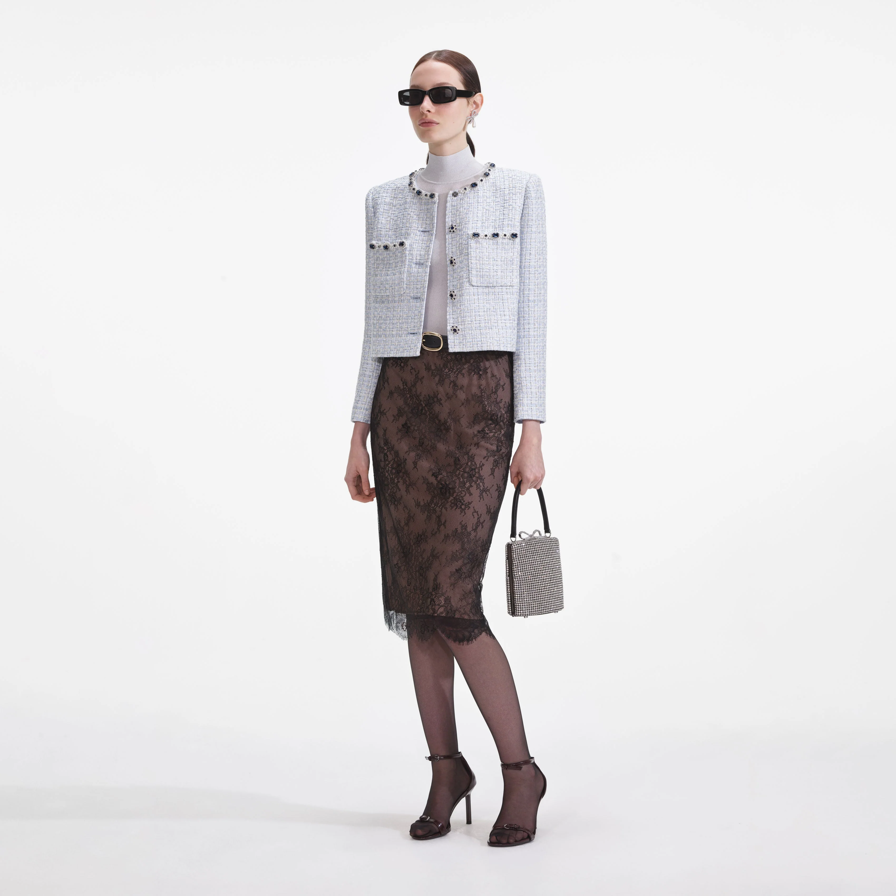 Blue Boucle Jacket - Image 2