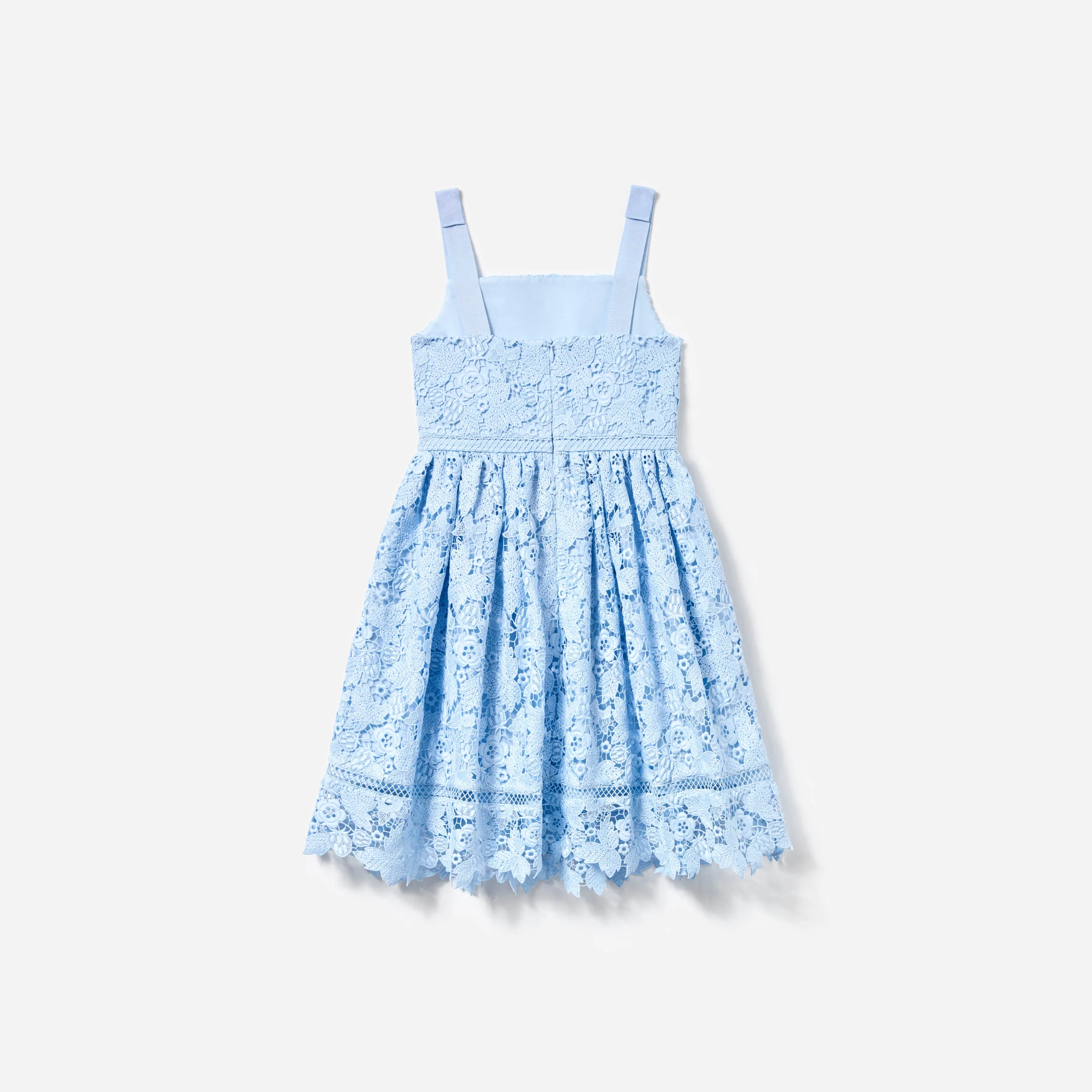 Blue Butterfly Lace Dress - Image 2