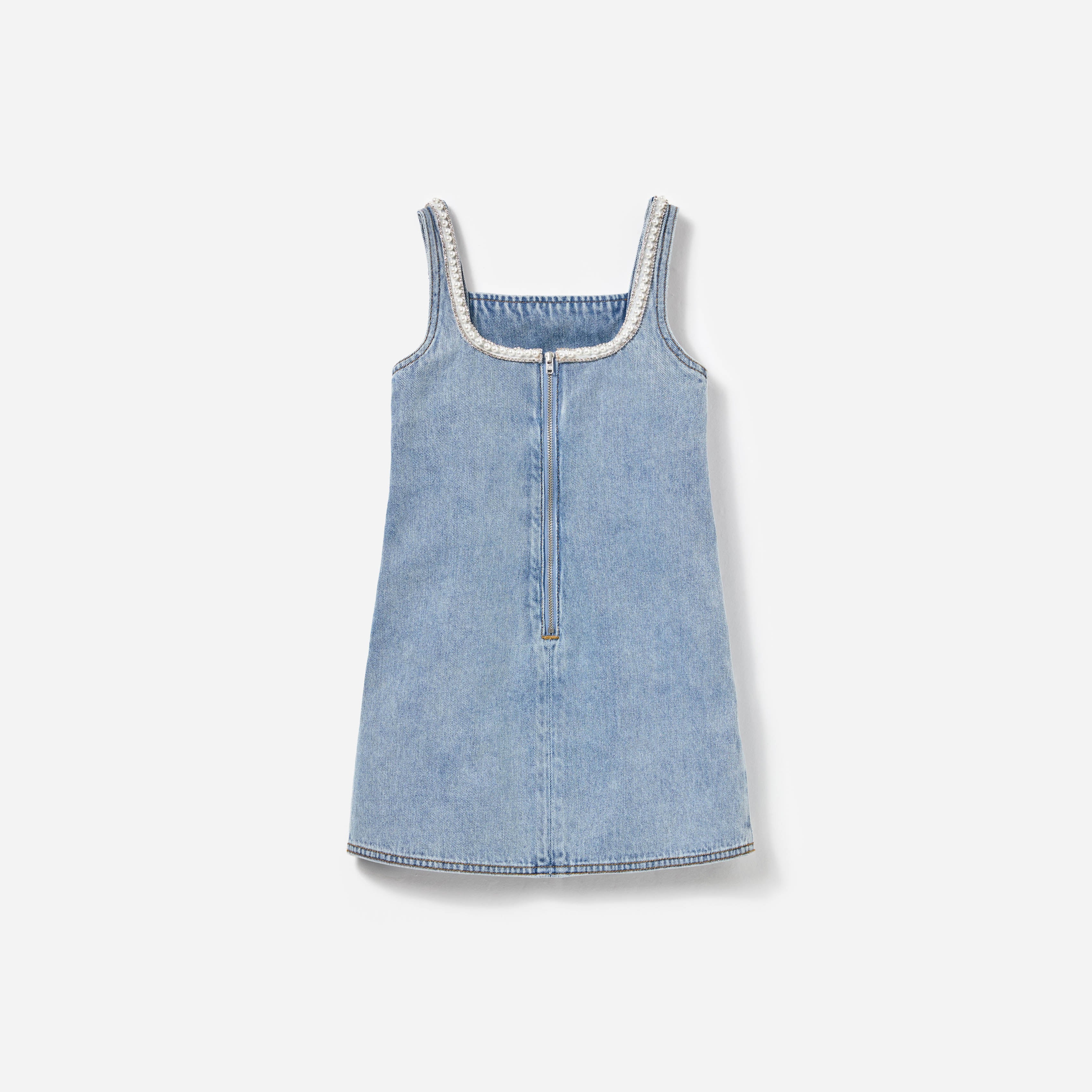 Light Blue Denim Dress - Image 2
