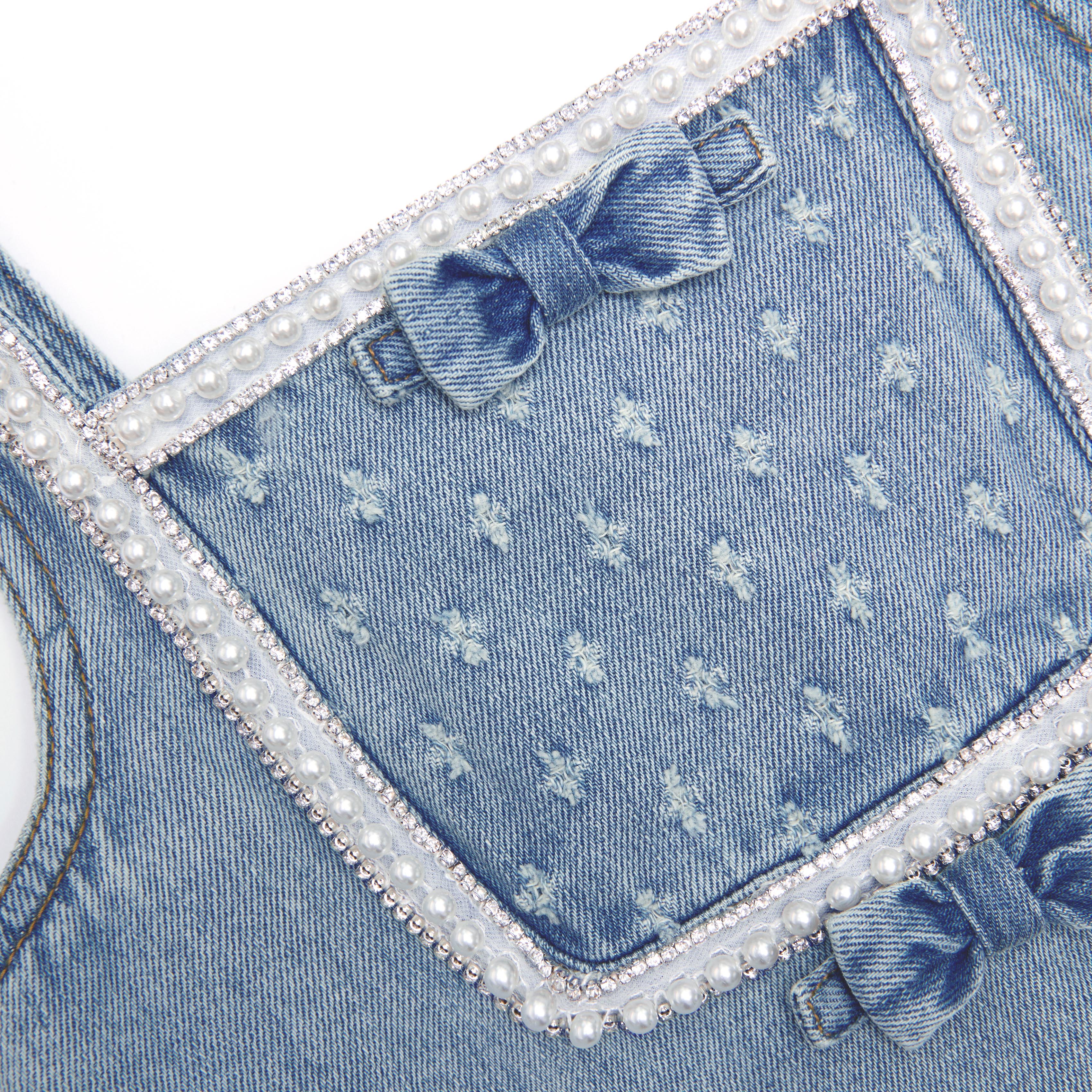 Light Blue Denim Dress - Image 3