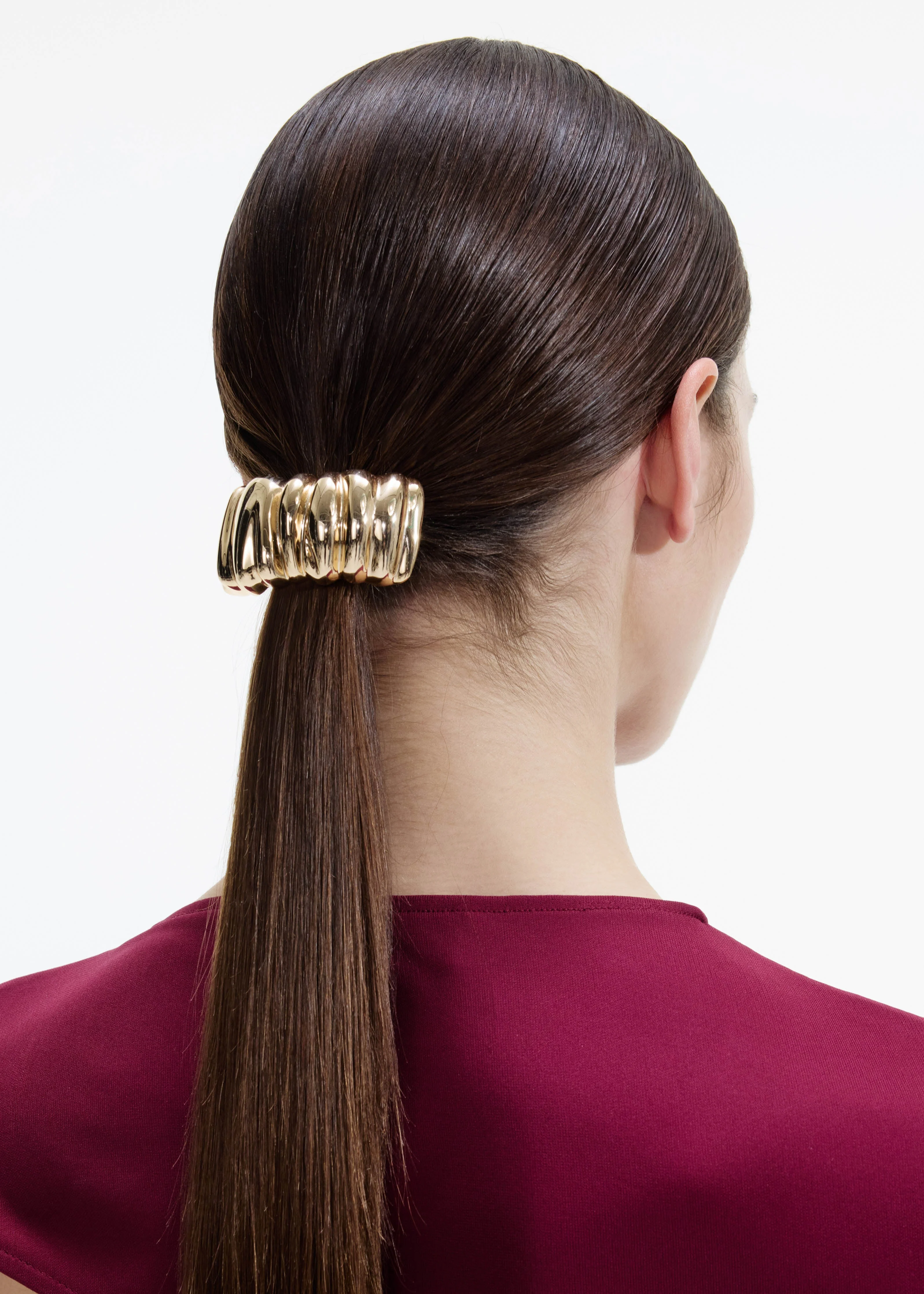 Mottled Gold Hair Cuff - Image 2