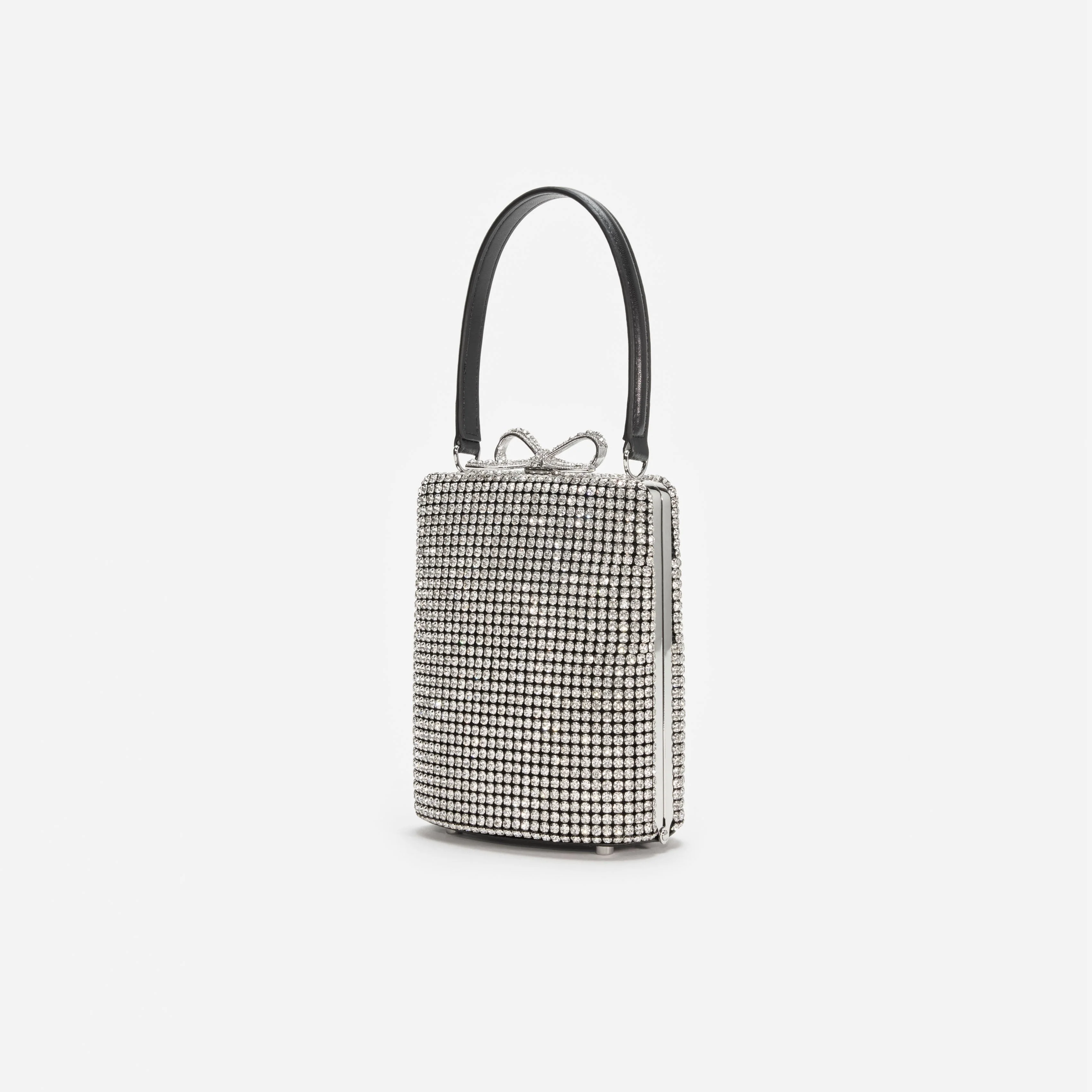 Silver Crystal Fishnet Bag - Image 2