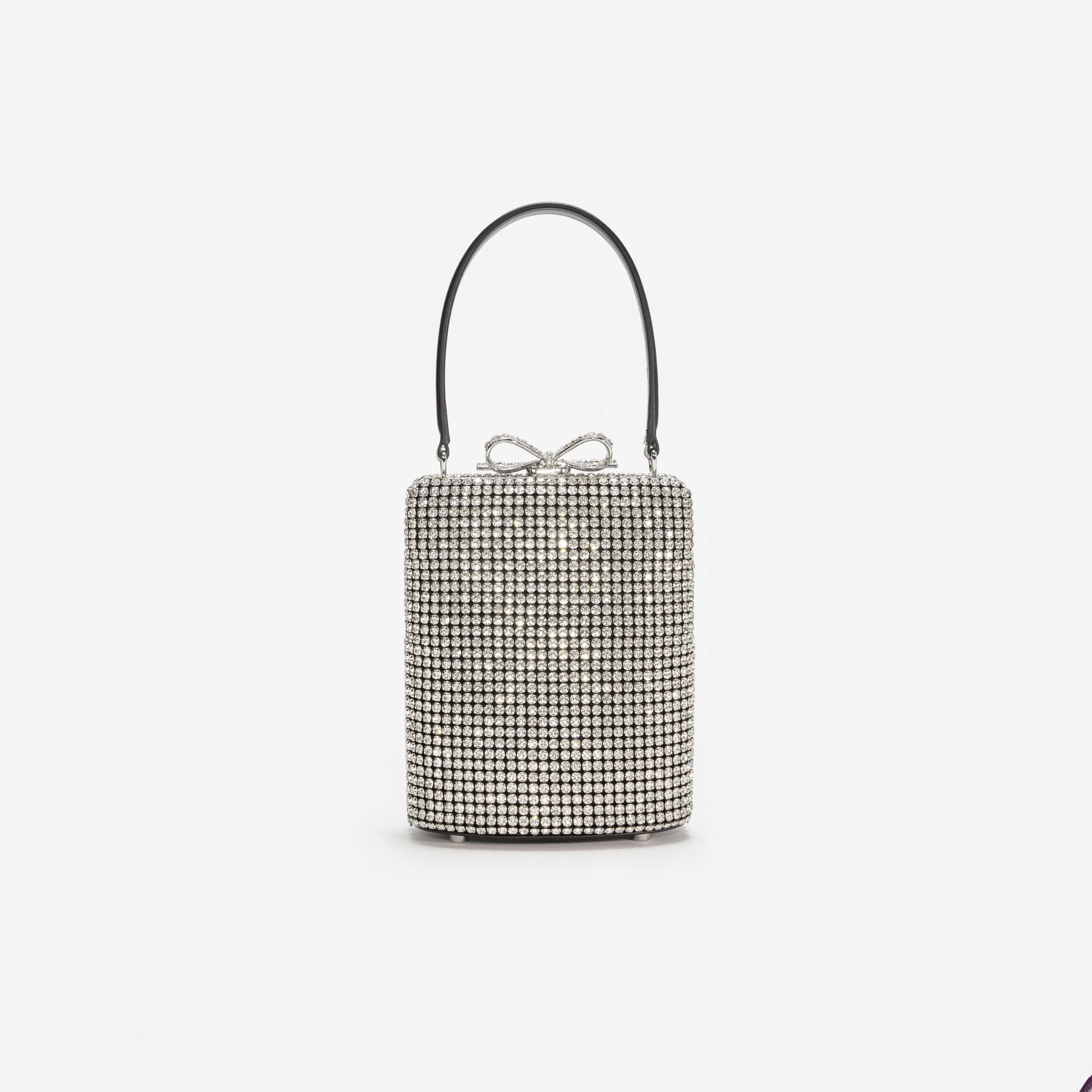 Silver Crystal Fishnet Bag - Image 3
