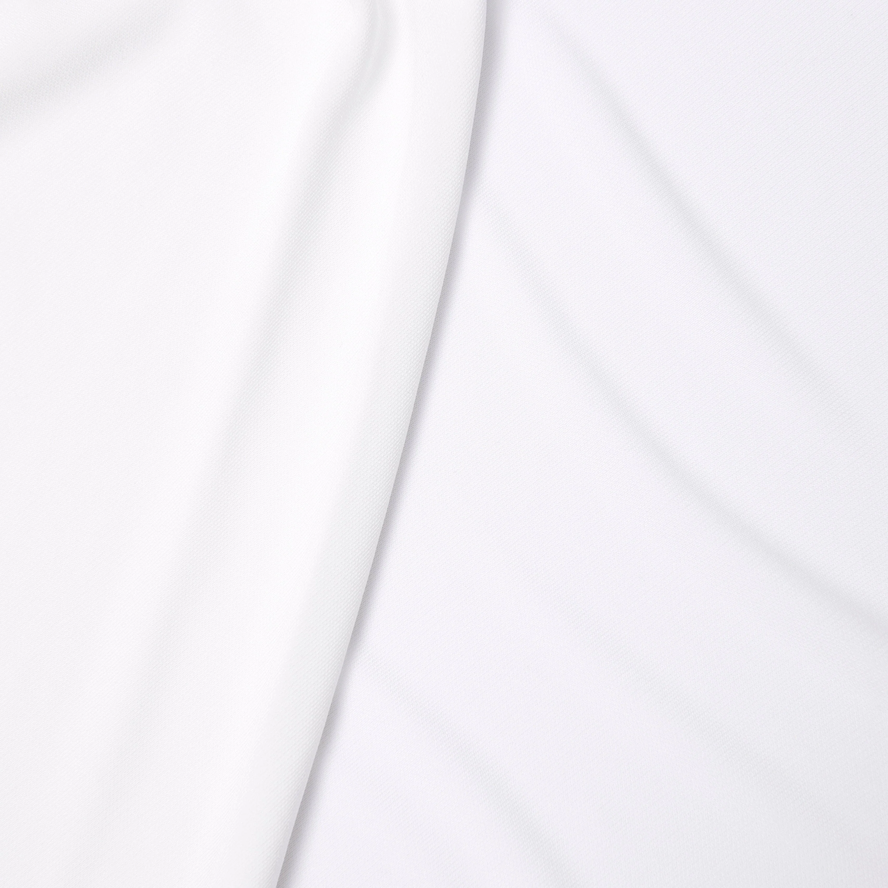 White Jersey Gathered Midi Dress - Image 5