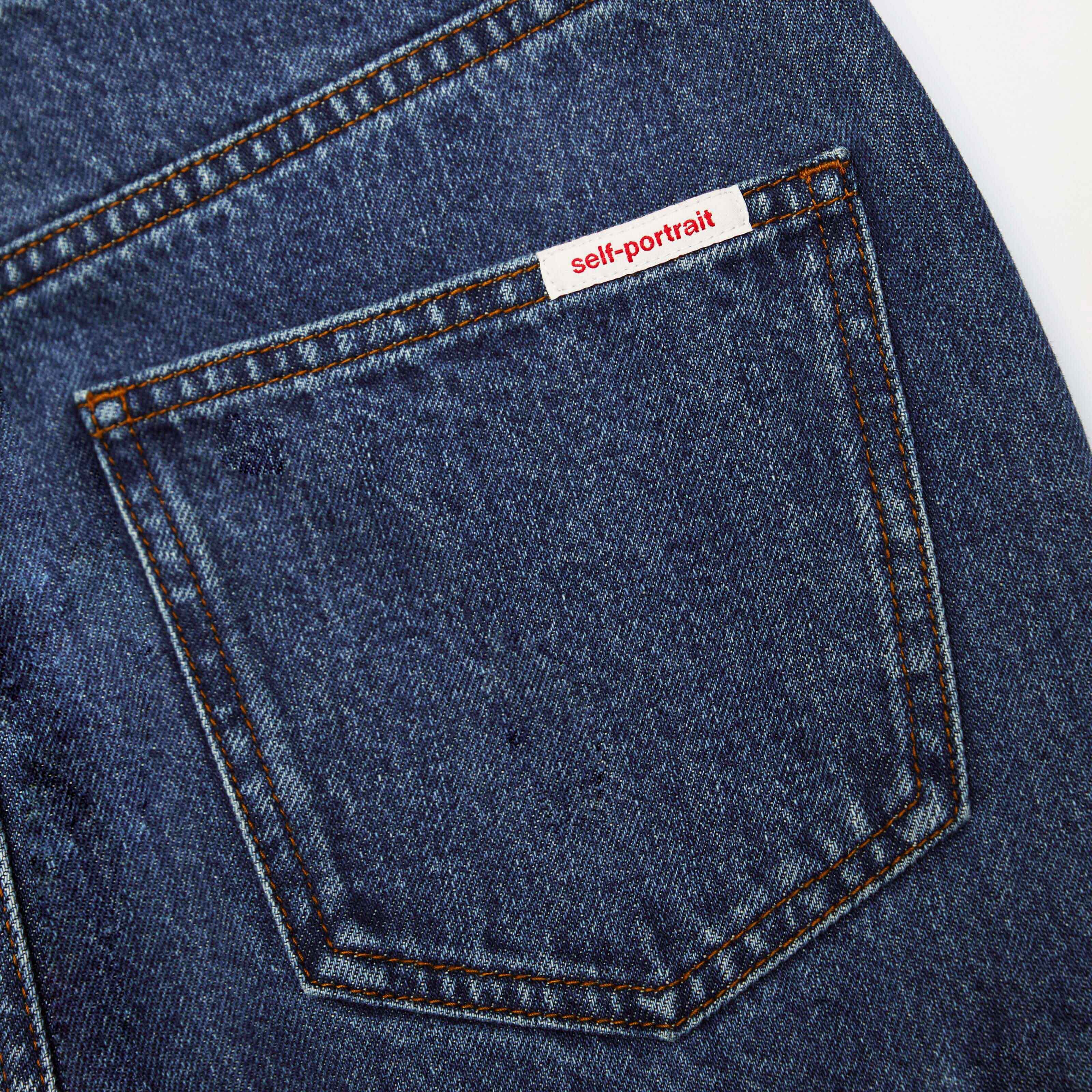 Wide Leg Flare Denim Jeans - Image 5